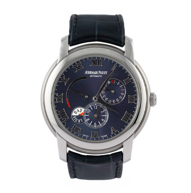 Audemars Piguet Jules Dual Time 42mm Black Leather