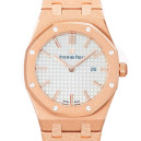 Audemars Piguet Royal Oak Ladies 34mm Gold White Dial