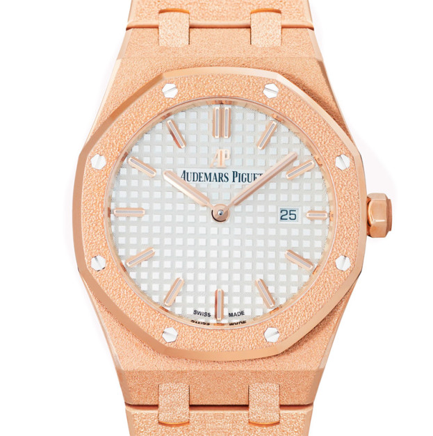 Audemars Piguet Royal Oak Ladies 34mm Gold White Dial