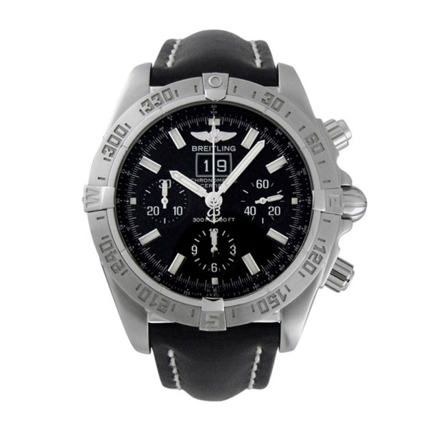 Breitling Windrider Blackbird 42mm Black Leather