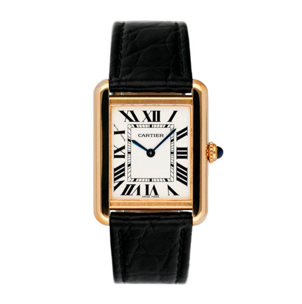 Cartier Tank Solo Yellow Gold Ladies