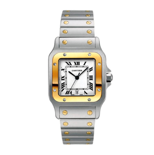 Cartier Santos de Cartier Galbee Large Quartz