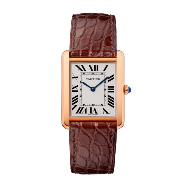 Cartier Tank Solo Large 35mm Crocodile Leather
