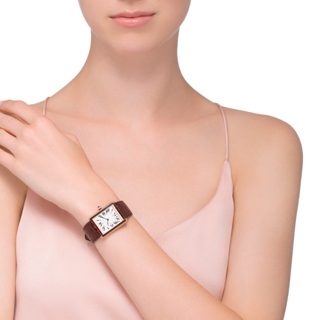 Cartier Tank Solo Large 35mm Crocodile Leather