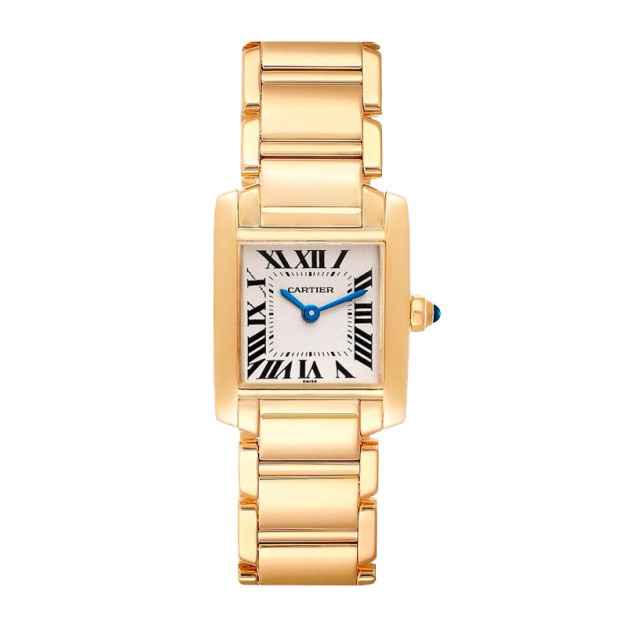 Cartier Tank Francaise Yellow Gold Quartz Ladies