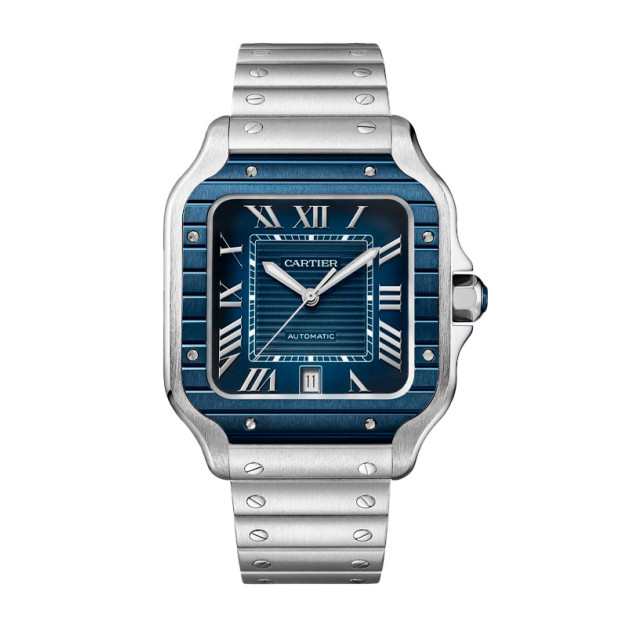 Cartier Santos De Cartier 40mm Blue PVD