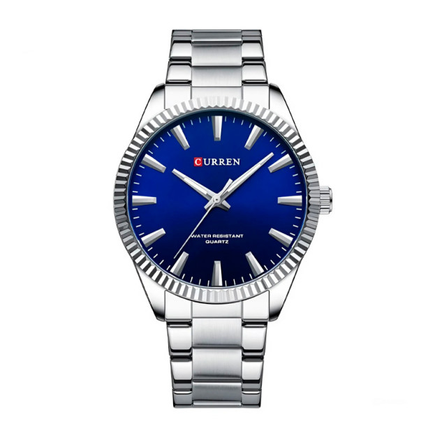 Curren 8425 Silver-Blue