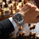 Curren 8422 Silver-Black