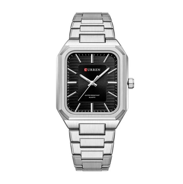 Curren 8457 Silver-Black