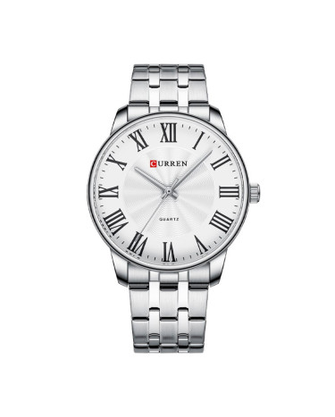 Curren 8422 Silver-White