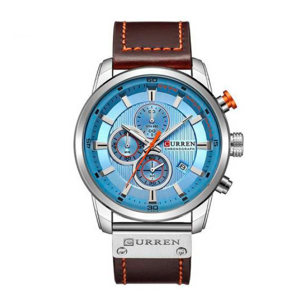 Curren 8291 Silver-Blue