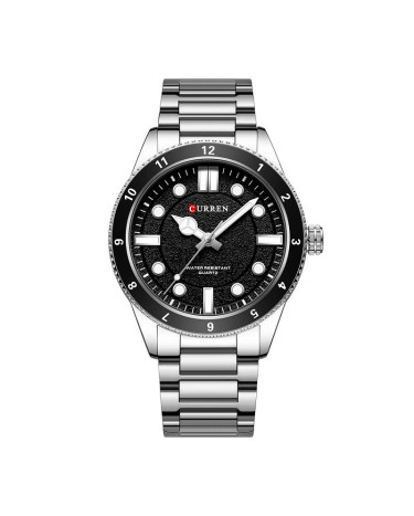 Curren 8450 Silver-Black
