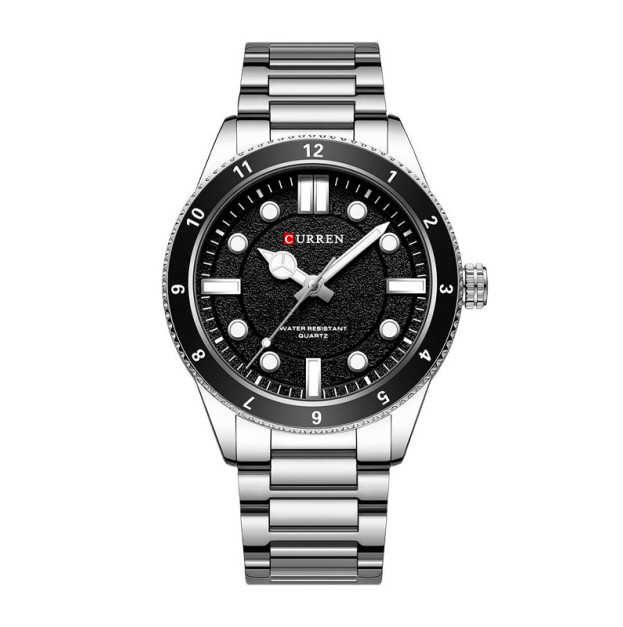 Curren 8450 Silver-Black
