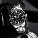 Curren 8450 Silver-Black