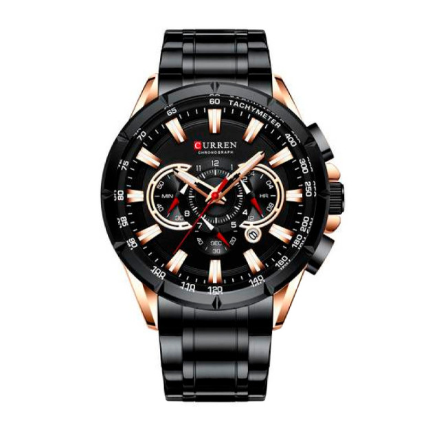 Curren 8363 Black-Cuprum