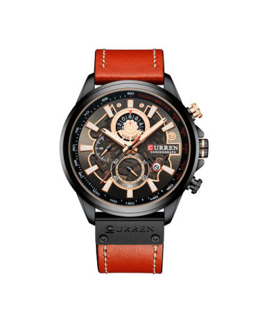 Curren 8380 Black-Brown