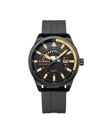 Curren 8421 Black-Yellow