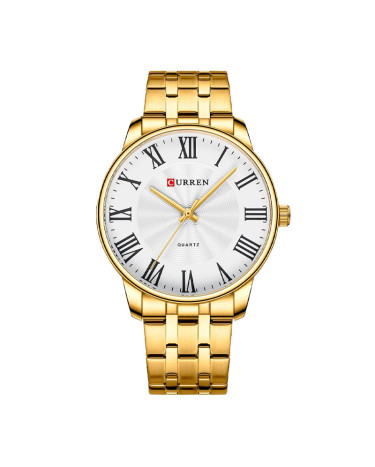 Curren 8422 Gold-White