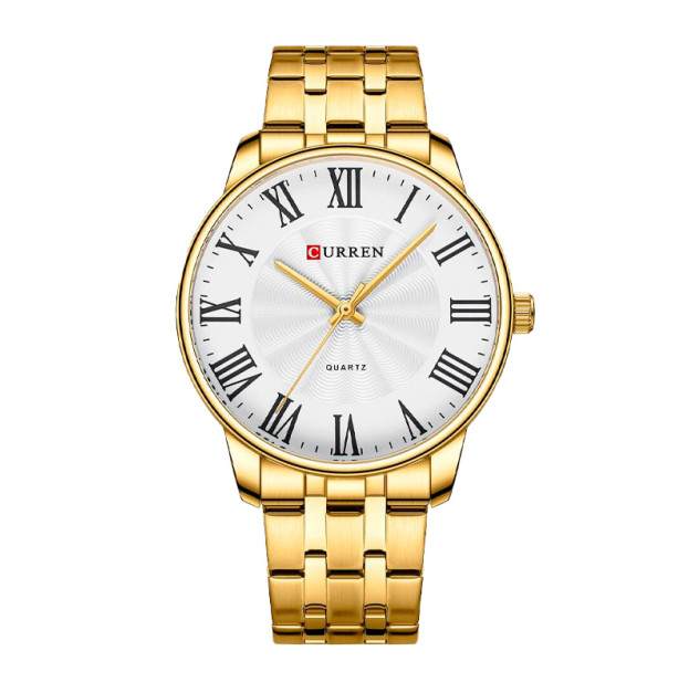 Curren 8422 Gold-White