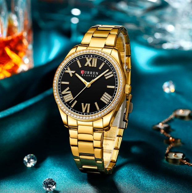 Curren 9088 Gold-Black