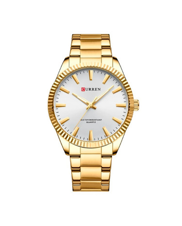 Curren 8425 Gold-White