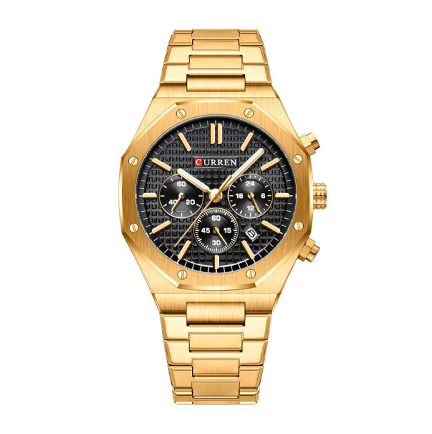 Curren 8440 Gold-Black
