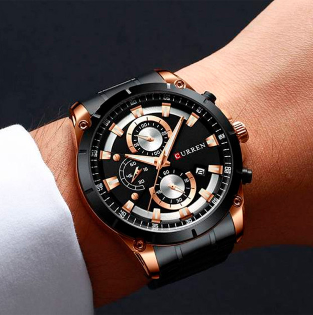 Curren 8360 Black-Gold