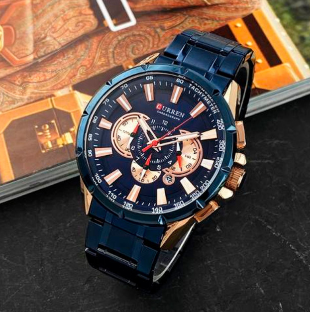 Curren 8363 Blue-Cuprum