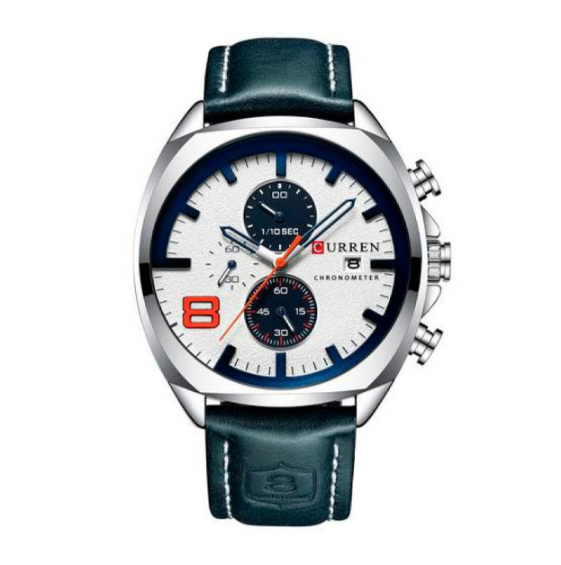 Curren 8324 Silver-White