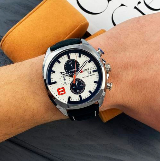 Curren 8324 Silver-White