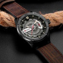 Curren 8301 Black-Dark Brown