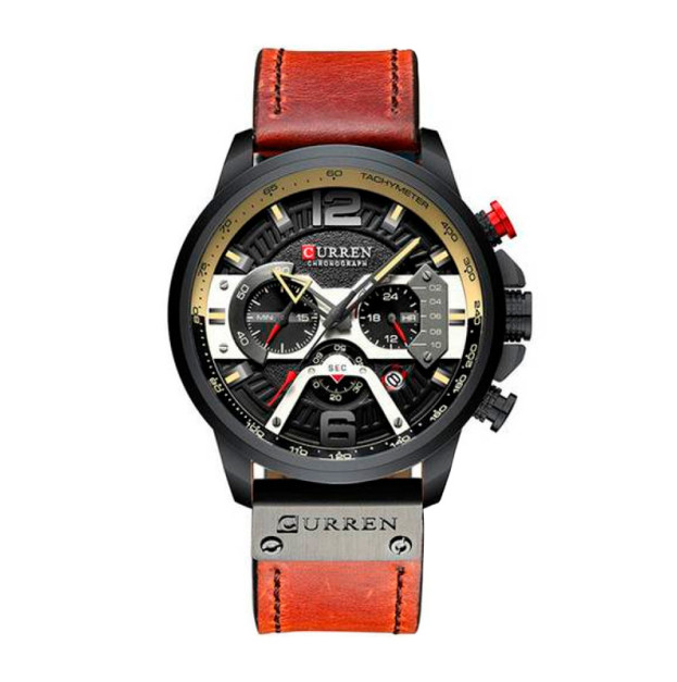 Curren 8329 Black-Brown