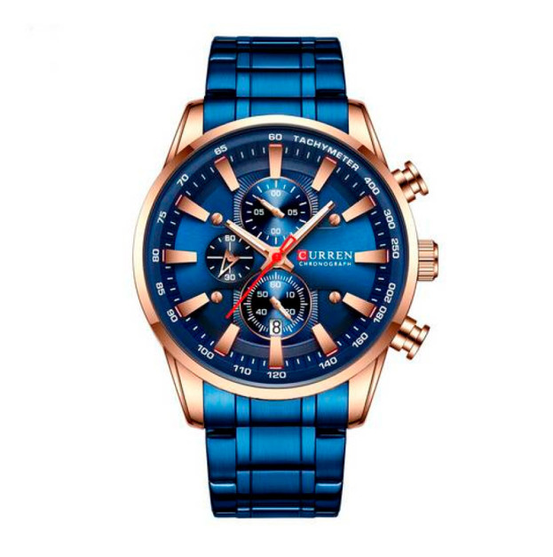 Curren 8351 Blue-Cuprum