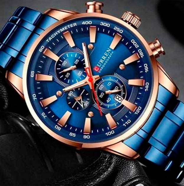 Curren 8351 Blue-Cuprum