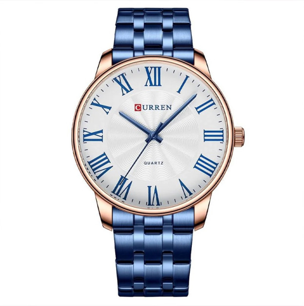 Curren 8422 Blue-Gold-White