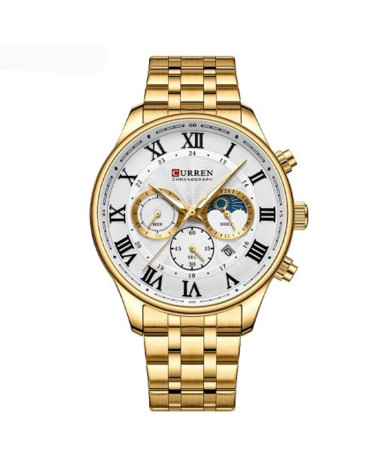 Curren 8427 Gold-White