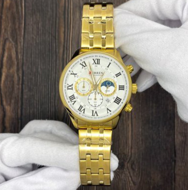 Curren 8427 Gold-White