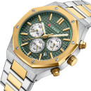 Curren 8440 Silver-Gold-Green