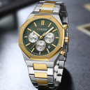 Curren 8440 Silver-Gold-Green