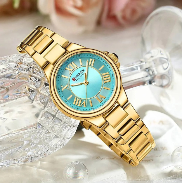 Curren 9091 Gold-Blue