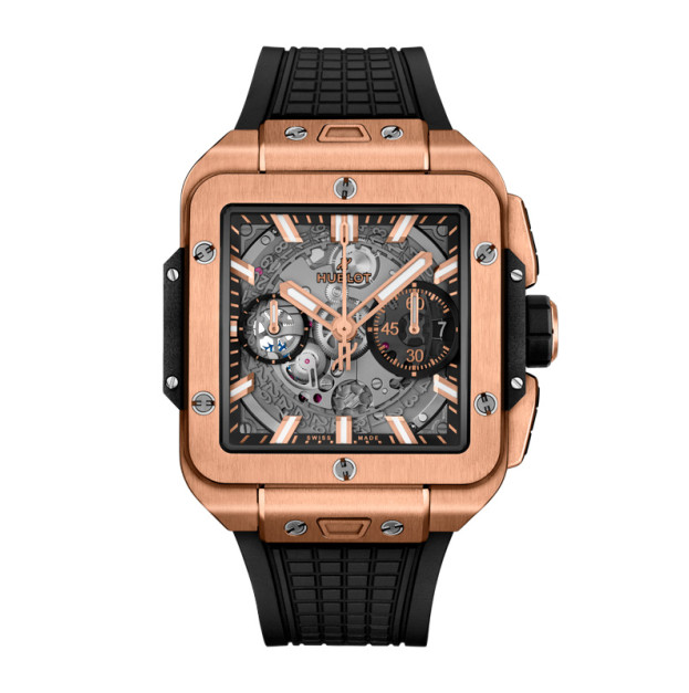 Hublot Square Bang Unico 42mm Gold