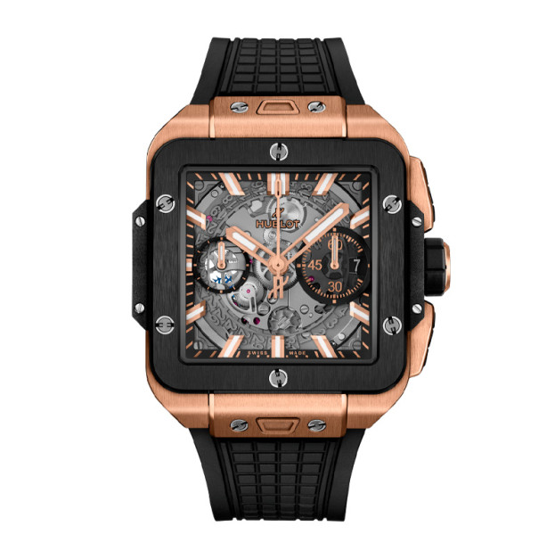 Hublot Square Bang Unico 42mm Gold Black