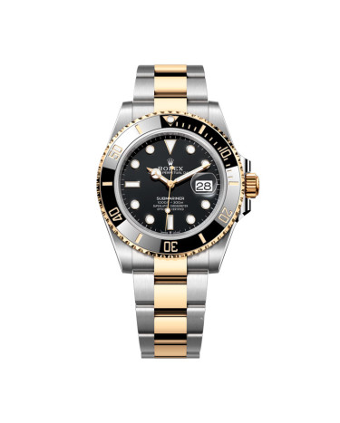 Rolex Submariner Date 41mm Oystersteel Yellow Gold Dial Black