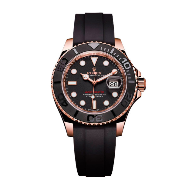 Rolex Yacht-Master 40mm Everose Gold Dial Black