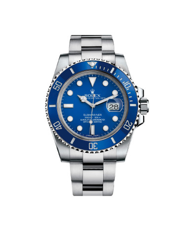Rolex Submariner Date 41mm White Gold Ceramic Blue