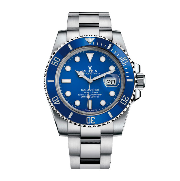 Rolex Submariner Date 41mm White Gold Ceramic Blue