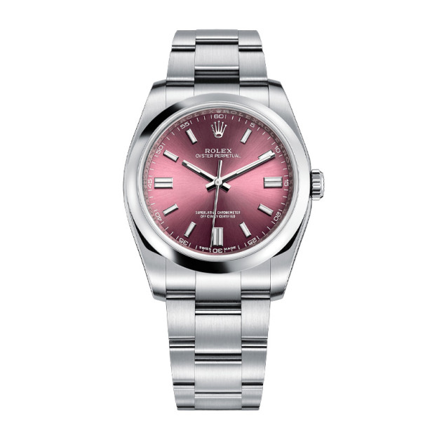 Rolex Oyster Perpetual 36mm Steel Grape Dial