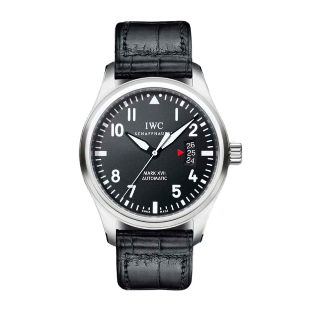 IWC Pilot’s 41 mm Mark XVII Dial Black Leather