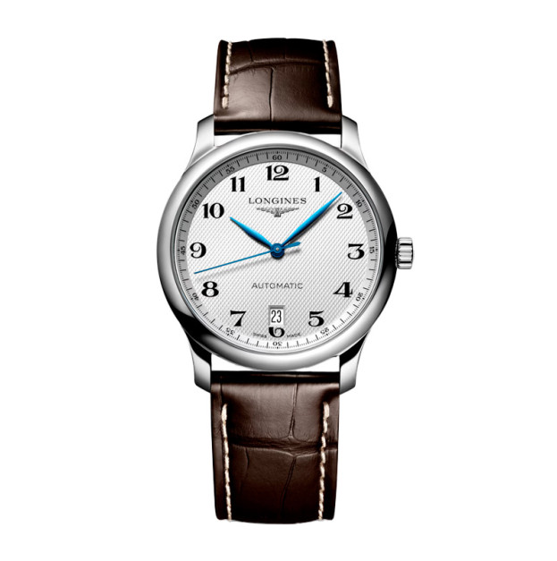 Longines Master Collection 39mm Dial White Leather