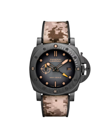 Panerai Submersible QuarantaQuattro 44mm GMT Navy SEALs Carbotech
